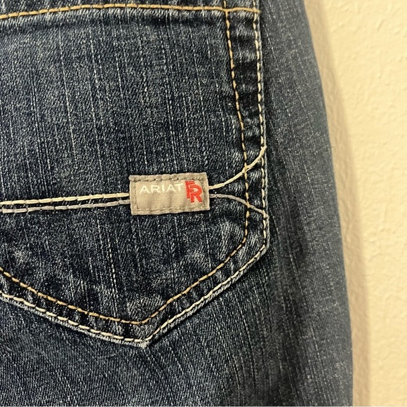 Ariat Work FR (Fire Resistant)Mid Rise Boot Jeans Mens 27L Dark Denim CAT2 2112 - Picture 6 of 14